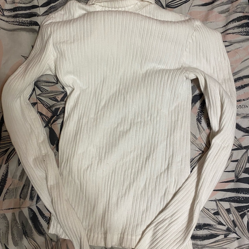 H&M White Basic Top